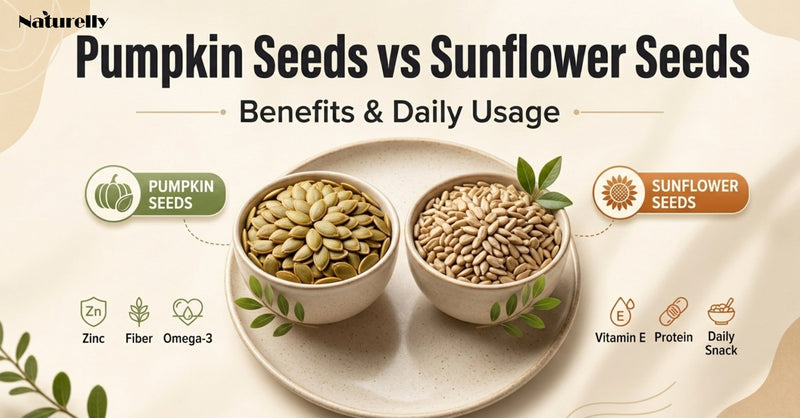 Pumpkin Seeds vs Sunflower Seeds: Benefits & Daily Usage